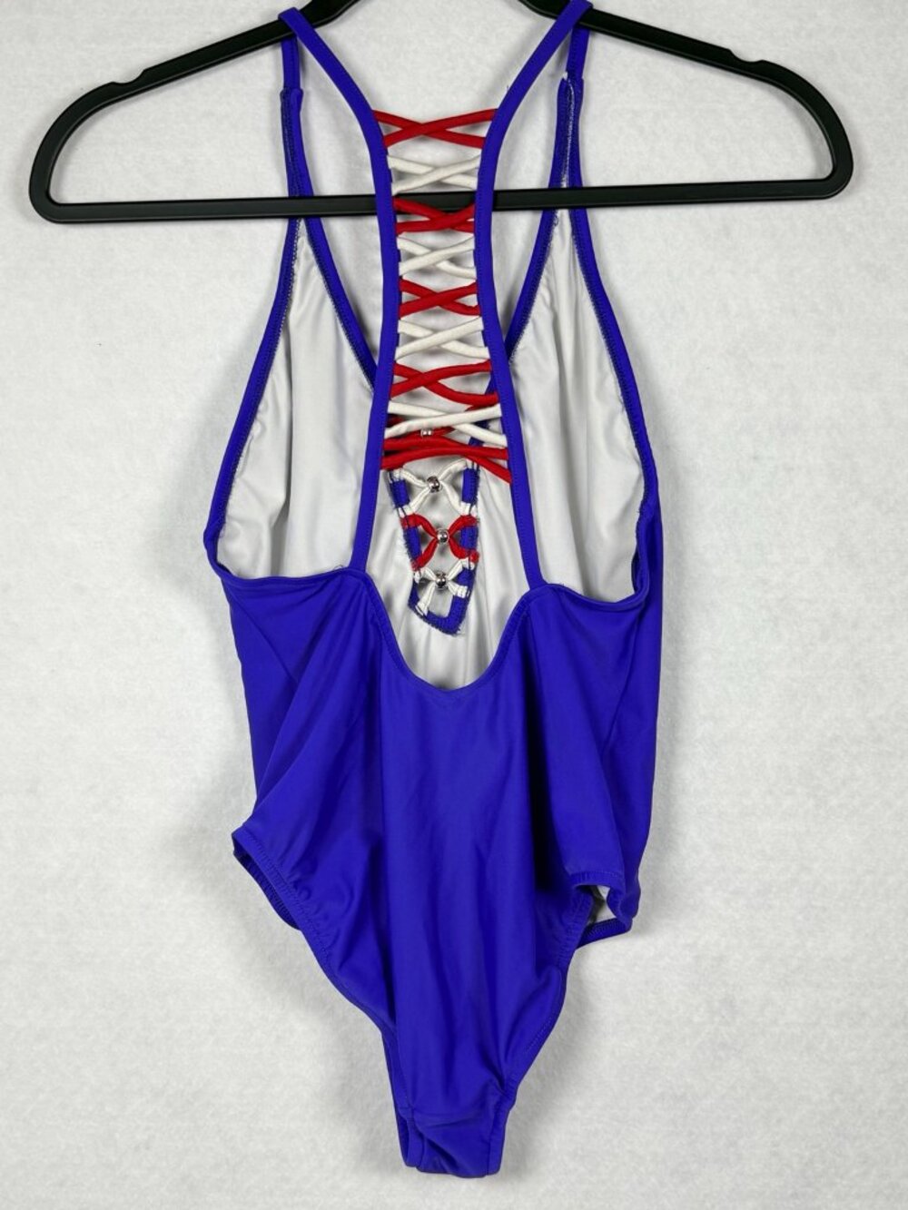 Venus USA Patriotic Crisscross One Piece Swimsuit Sm/Med - Picture 6 of 12
